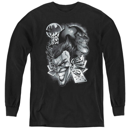 Batman Archenemies Long Sleeve Kids Youth T Shirt Black Officially Licensed