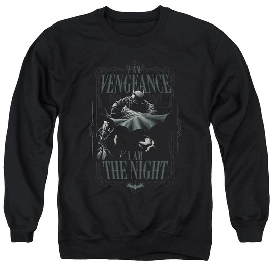 Batman I Am Mens Crewneck Sweatshirt Black