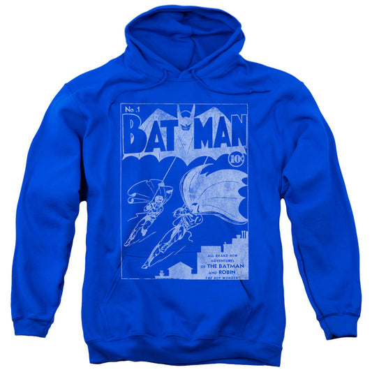 Batman Issue 1 Cover Mens Hoodie Royal Blue Officially Licensed