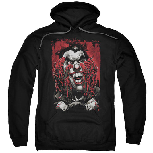 Batman Blood In Hands Mens Hoodie Black Officially Licensed