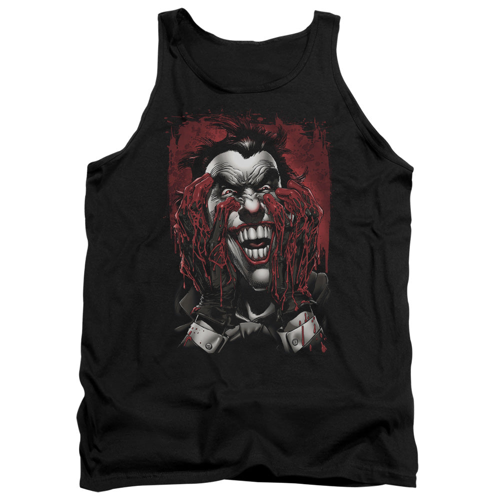 Batman Blood In Hands Mens Tank Top Shirt Black Officially Licensed