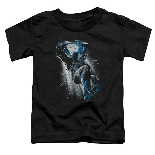 Batman Bat Crash Toddler Kids Youth T Shirt Black Officially Licensed