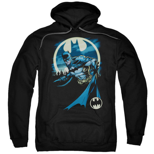 Batman Heed The Call Mens Hoodie Black Officially Licensed