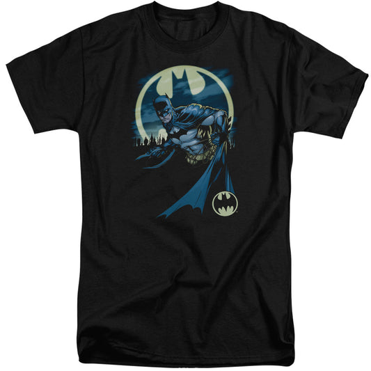 Batman Heed The Call Mens Tall T Shirt Black Officially Licensed