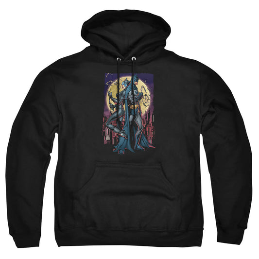 Batman Paint The Town Red Mens Hoodie Black Officially Licensed