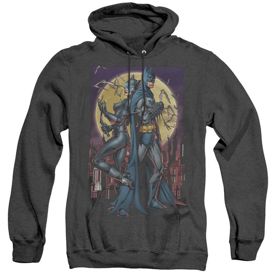 Batman Paint The Town Red Heather Mens Hoodie Black Officially Licensed