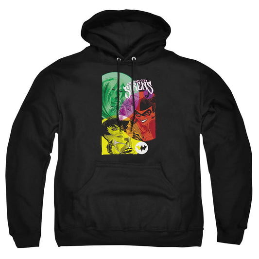 Batman Gotham Sirens Mens Hoodie Black Officially Licensed
