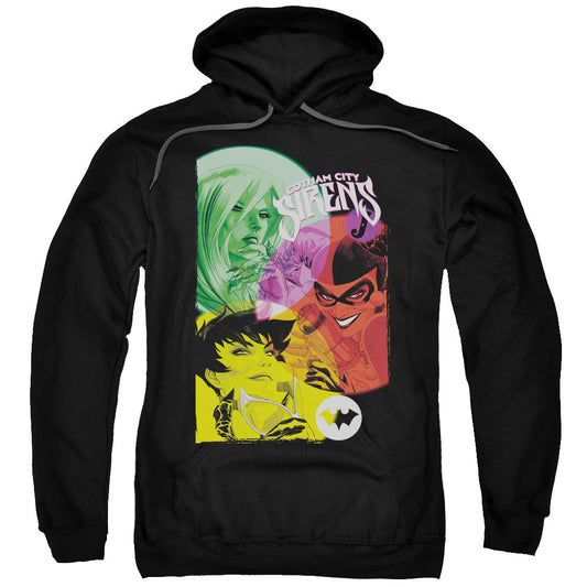 Batman Gotham Sirens Mens Hoodie Black Officially Licensed