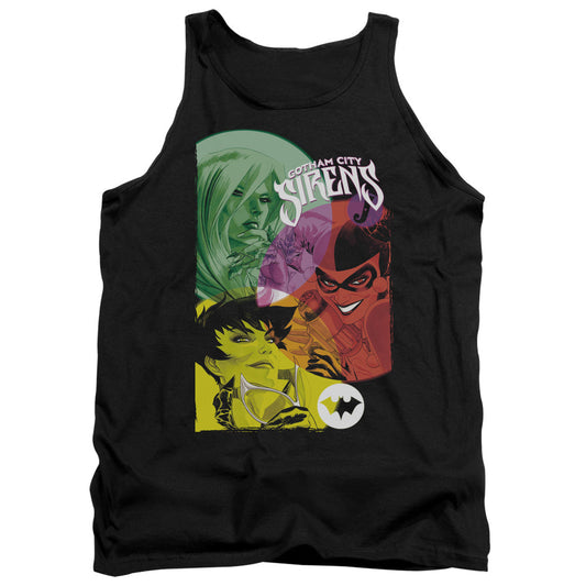 Batman Gotham Sirens Mens Tank Top Shirt Black Officially Licensed