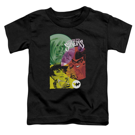 Batman Gotham Sirens Toddler Kids Youth T Shirt Black Officially Licensed