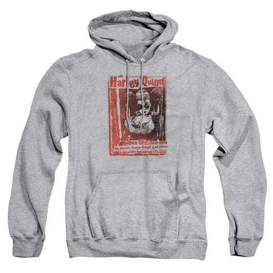 Batman  Dr Quinn Mens Hoodie Athletic Heather Officially Licensed