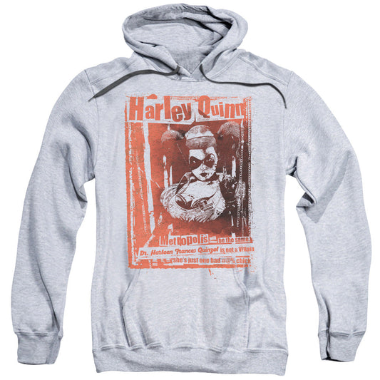 Batman  Dr Quinn Mens Hoodie Athletic Heather Officially Licensed