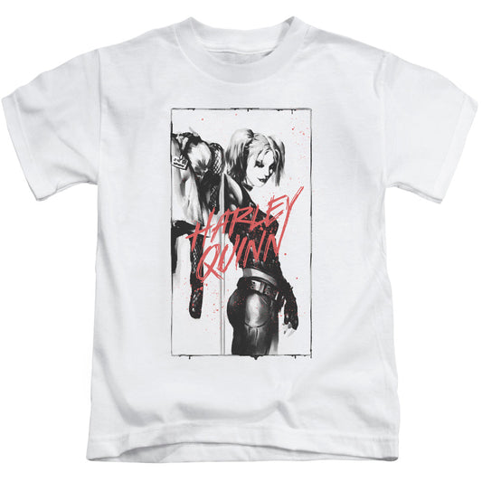 Batman Inked Quinn Juvenile Kids Youth T Shirt White Officially Licensed