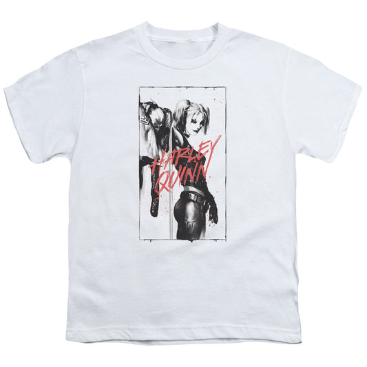 Batman Inked Quinn Kids Youth T Shirt White Officially Licensed