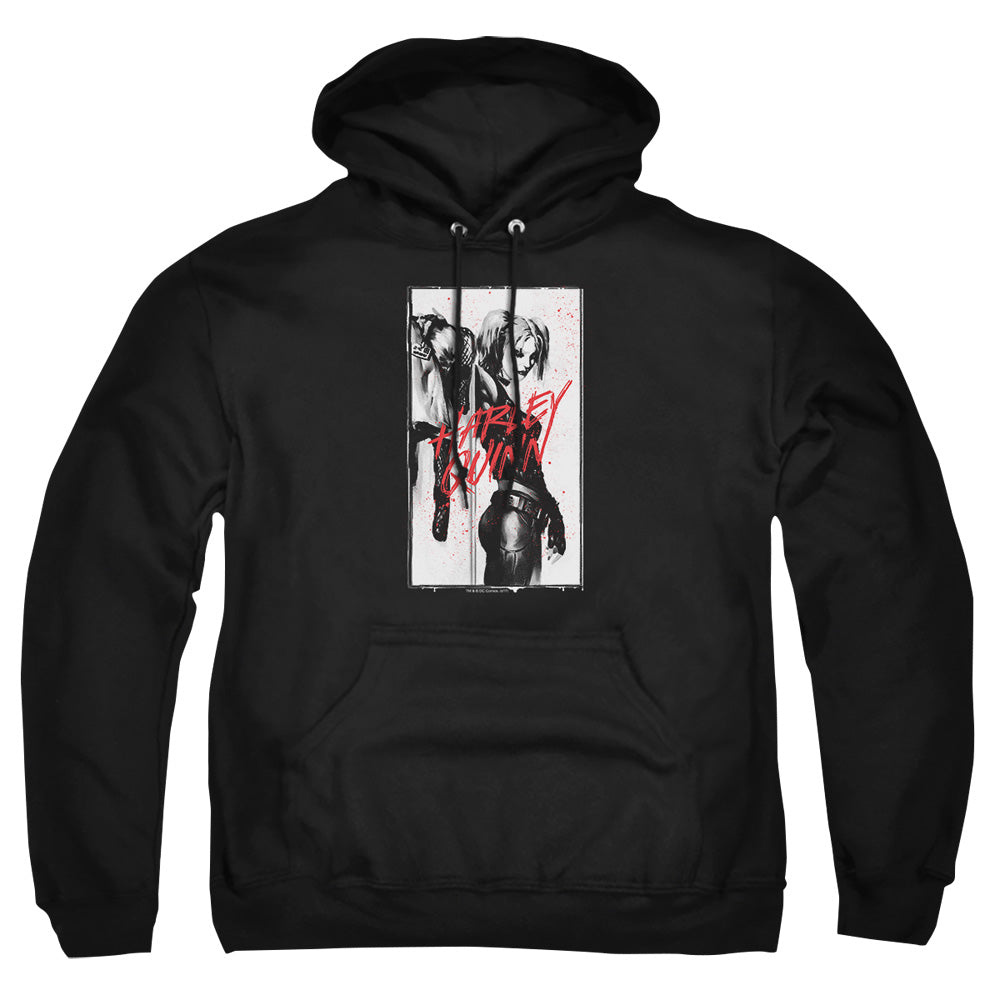 Batman Inked Quinn Mens Hoodie Black Officially Licensed