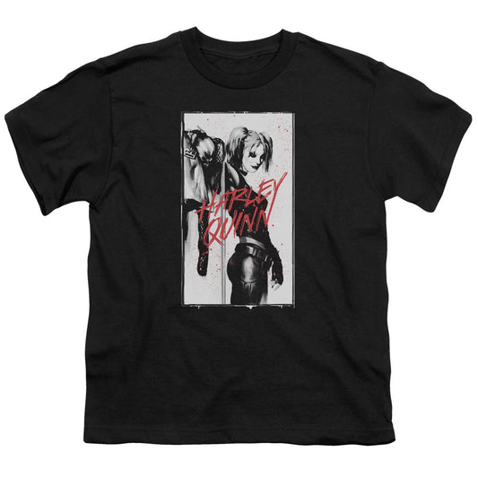 Batman Inked Quinn Kids Youth T Shirt Black Officially Licensed