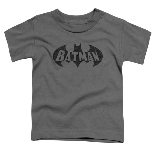 Batman Crackle Bat Toddler Kids Youth T Shirt Charcoal Officially Licensed
