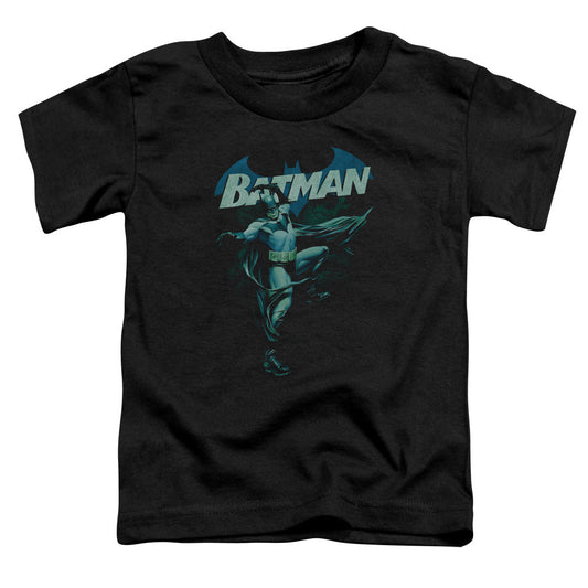 Batman Blue Bat Toddler Kids Youth T Shirt Black Officially Licensed