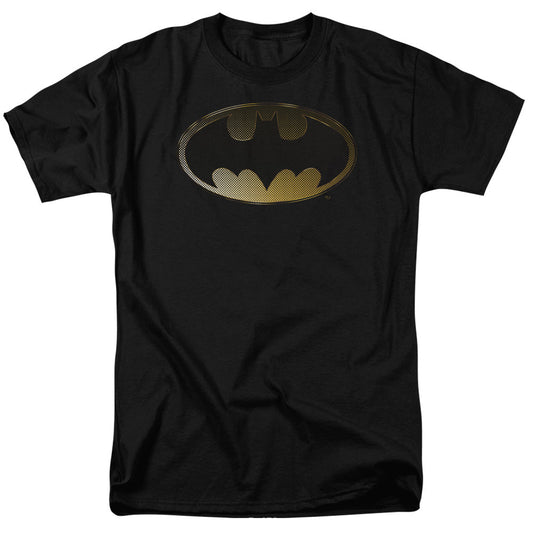 Batman Halftone Bat Mens T Shirt Black Officially Licensed