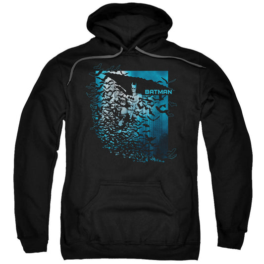 Batman Bat Among Bats Mens Hoodie Black Officially Licensed