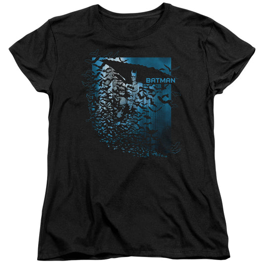 Batman Bat Among Bats Womens T Shirt Black Officially Licensed