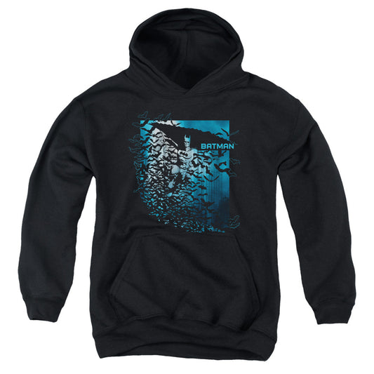 Batman Bat Among Bats Kids Youth Hoodie Black Officially Licensed