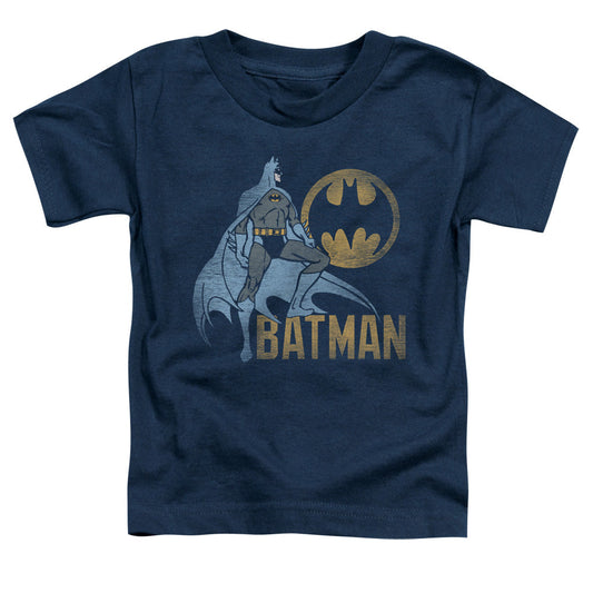 Batman Knight Watch Toddler Kids Youth T Shirt Navy Blue Officially Licensed