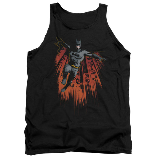 Batman Majestic Mens Tank Top Shirt Black Officially Licensed