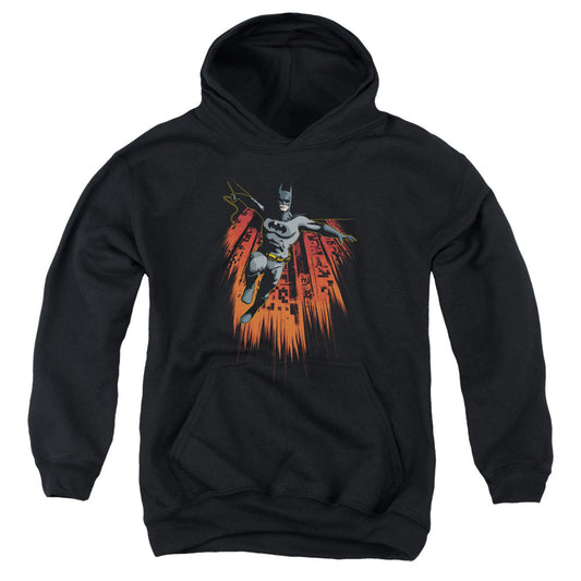 Batman Majestic Kids Youth Hoodie Black Officially Licensed