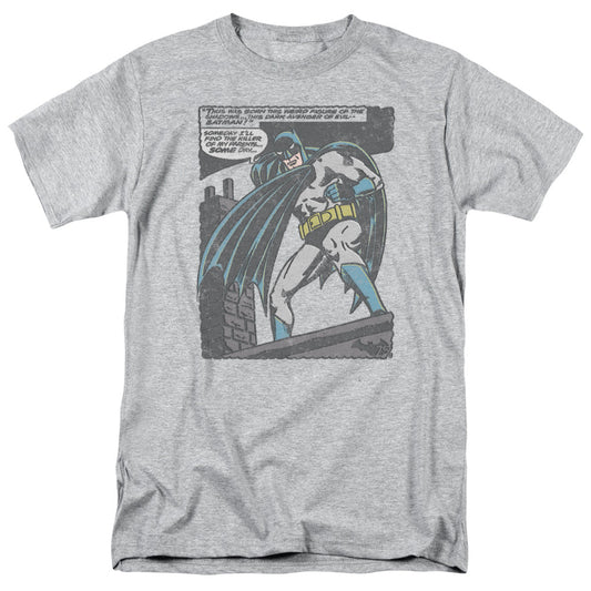 Batman Bat Origins Mens T Shirt Athletic Heather Officially Licensed