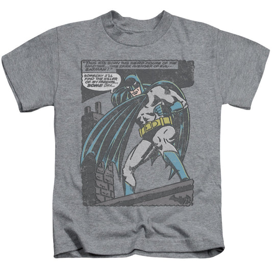 Batman Bat Origins Juvenile Kids Youth T Shirt Athletic Heather Officially Licensed