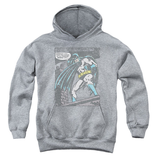 Batman Bat Origins Kids Youth Hoodie Heather Officially Licensed
