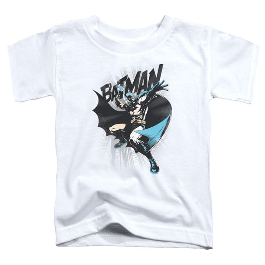 Batman Batarang Throw Toddler Kids Youth T Shirt White Officially Licensed