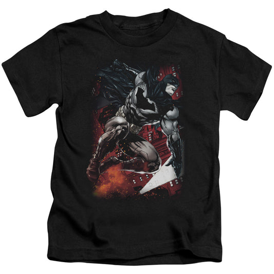 Batman Sparks Leap Juvenile Kids Youth T Shirt Black Officially Licensed