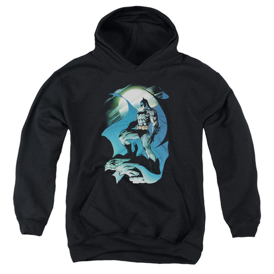 Batman Glow Of The Moon Kids Youth Hoodie Black Officially Licensed
