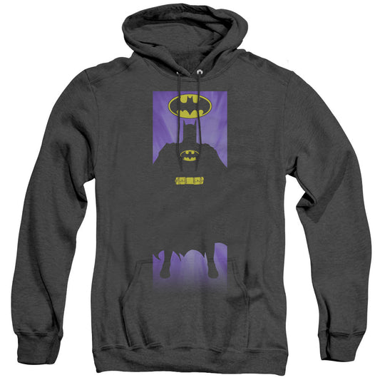 Batman Batman Block Heather Mens Hoodie Black Officially Licensed