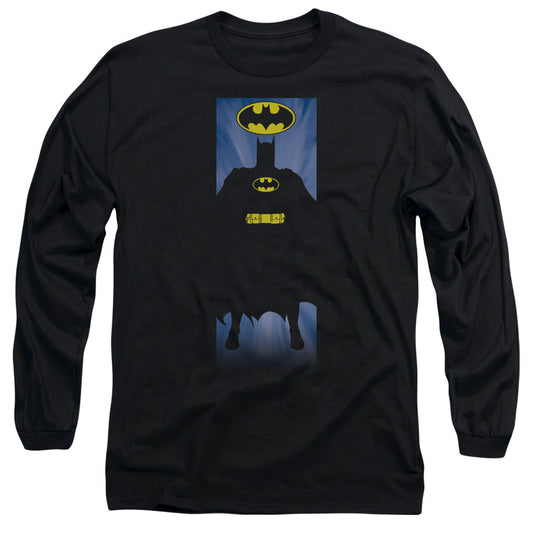 Batman Batman Block Mens Long Sleeve Shirt Black Officially Licensed
