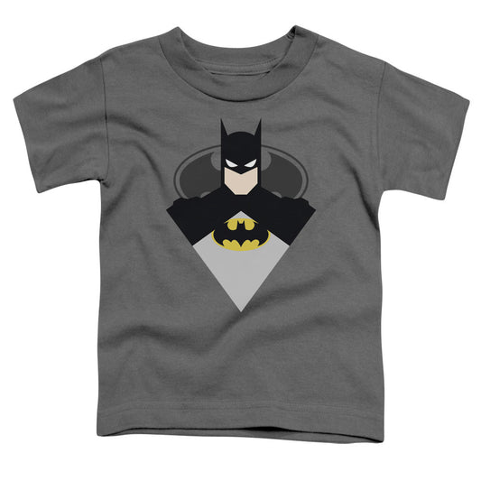 Batman Simple Bat Toddler Kids Youth T Shirt Charcoal Officially Licensed