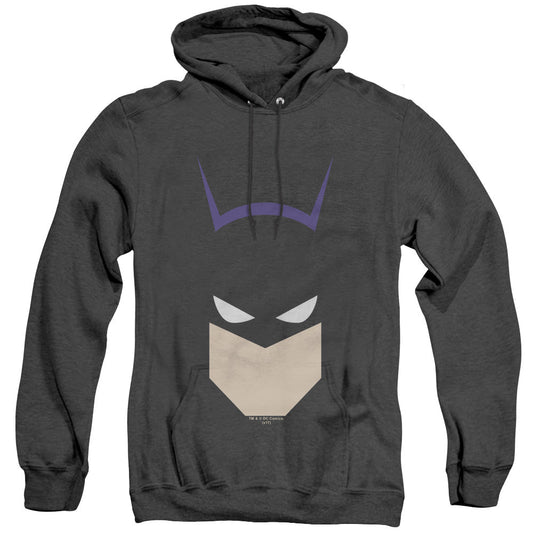 Batman Bat Head Heather Mens Hoodie Black Officially Licensed