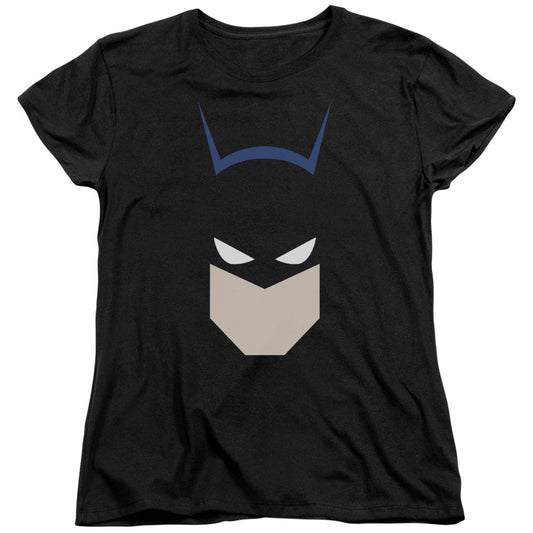 Batman Bat Head Womens T Shirt Black Officially Licensed