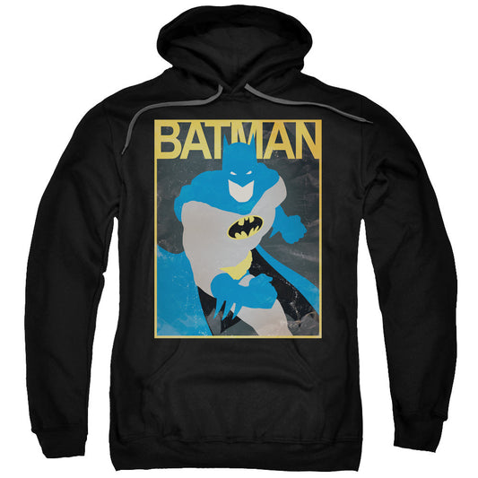 Batman Simple Bm Poster Mens Hoodie Black Officially Licensed