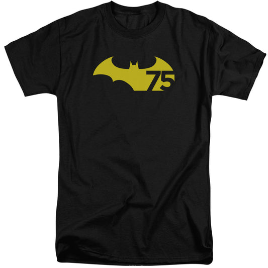 Batman 75 Logo 2 Mens Tall T Shirt Black Officially Licensed