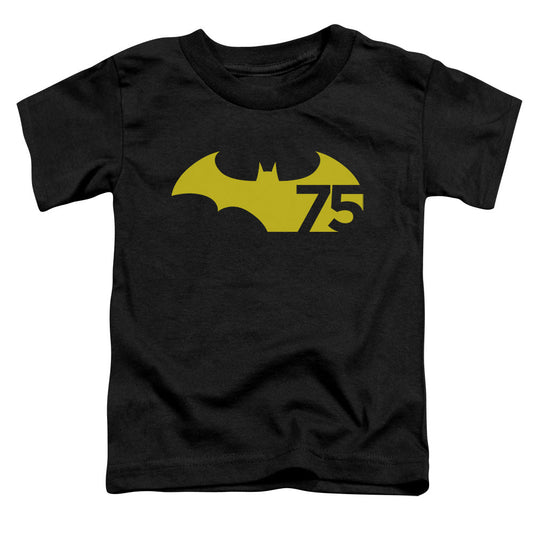 Batman 75 Logo 2 Toddler Kids Youth T Shirt Black Officially Licensed