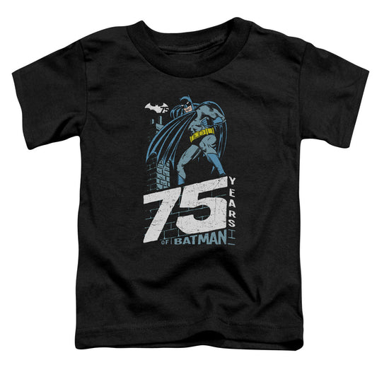 Batman Rooftop Toddler Kids Youth T Shirt Black Officially Licensed