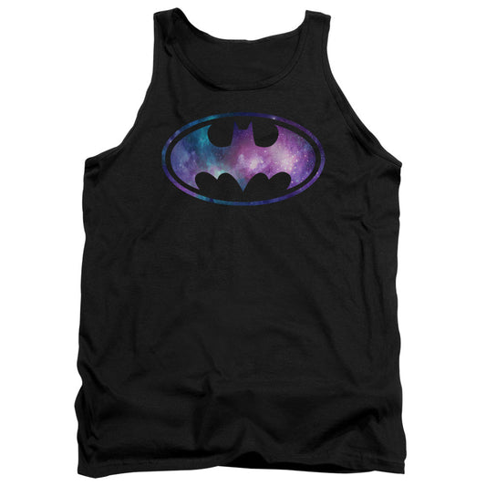 Batman Galaxy Signal Mens Tank Top Shirt Black Officially Licensed