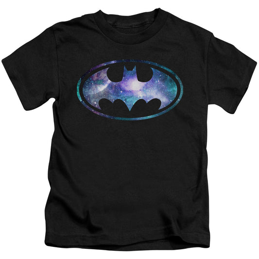 Batman Galaxy 2 Signal Juvenile Kids Youth T Shirt Black Officially Licensed