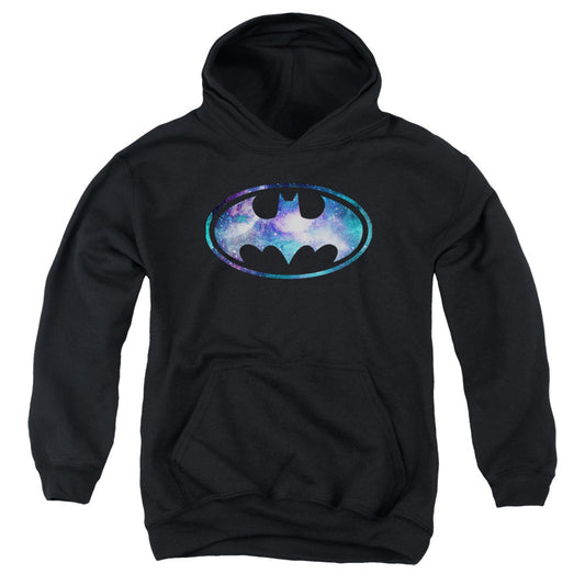 Batman Galaxy 2 Signal Kids Youth Hoodie Black Officially Licensed