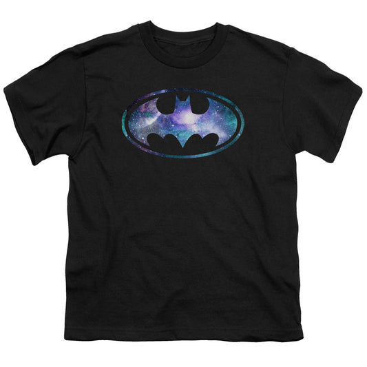 Batman Galaxy 2 Signal Kids Youth T Shirt Black Officially Licensed