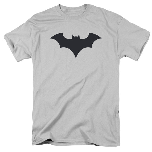 Batman 52 Title Logo Mens T Shirt Silver Officially Licensed
