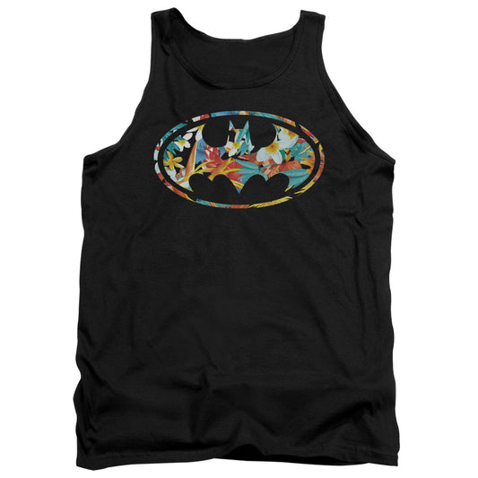 Batman Hawaiian Bat Mens Tank Top Shirt Black Officially Licensed